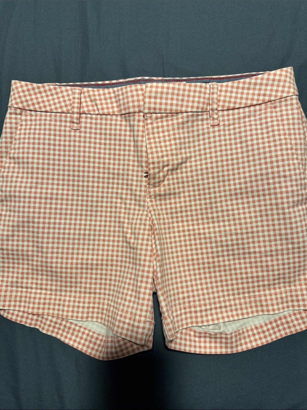 Tommy Hilfiger Pink & White Gingham Bermuda Shorts